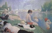 Georges Seurat, Bathing at Asnieres (mk35)